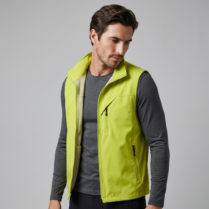 Rowan | Rugged Utility Gilet with Zip Pockets for Men