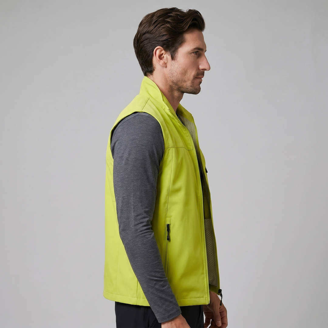 Rowan | Rugged Utility Gilet with Zip Pockets for Men
