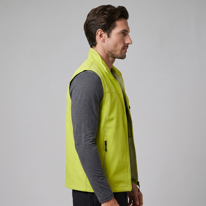 Rowan | Rugged Utility Gilet with Zip Pockets for Men