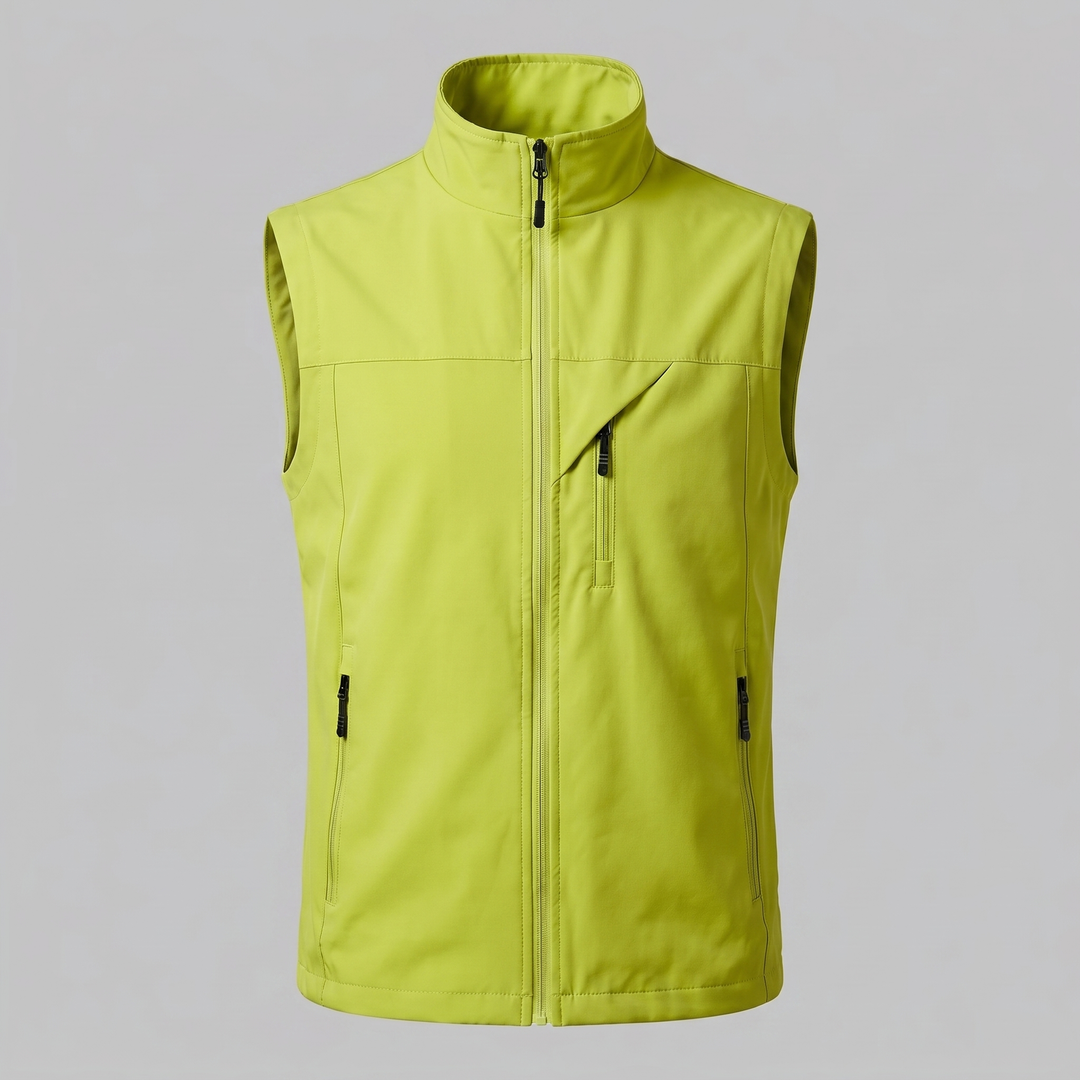 Rowan | Rugged Utility Gilet with Zip Pockets for Men