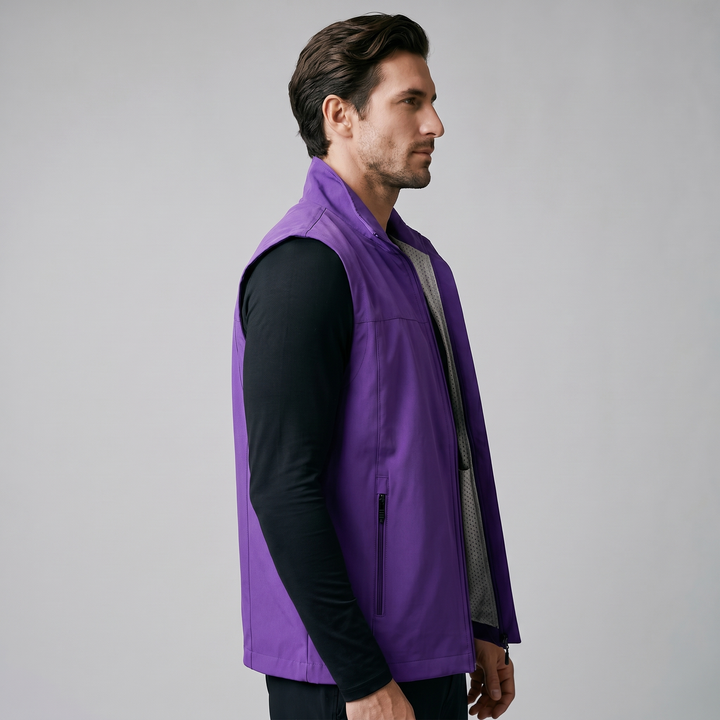 Rowan | Rugged Utility Gilet with Zip Pockets for Men
