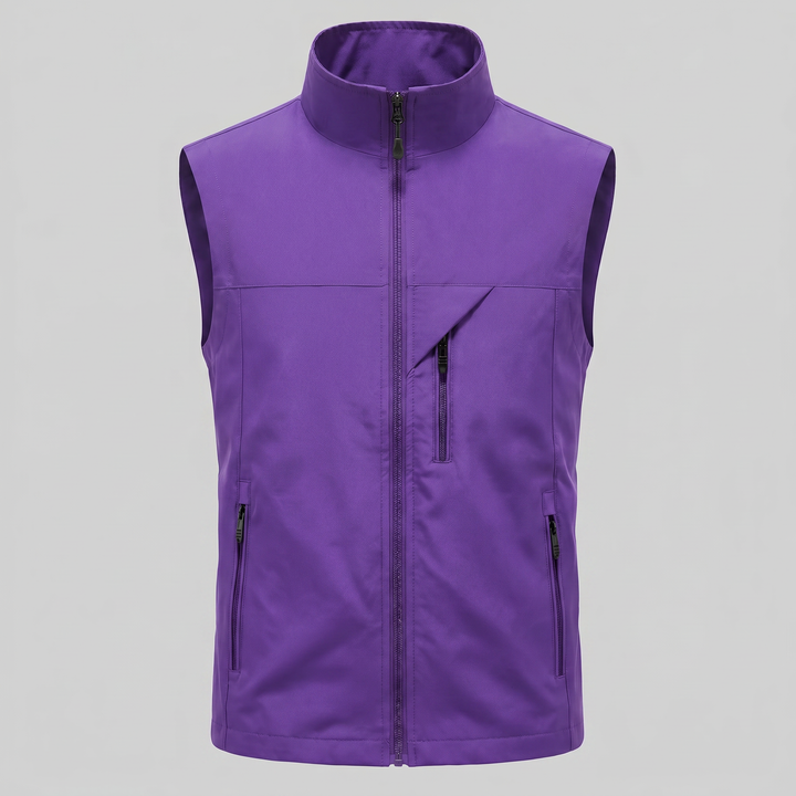 Rowan | Rugged Utility Gilet with Zip Pockets for Men
