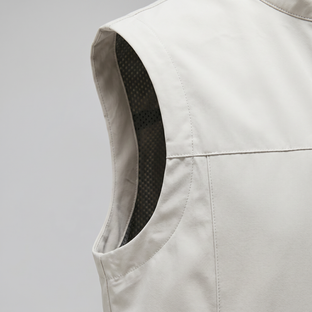 Rowan | Rugged Utility Gilet with Zip Pockets for Men
