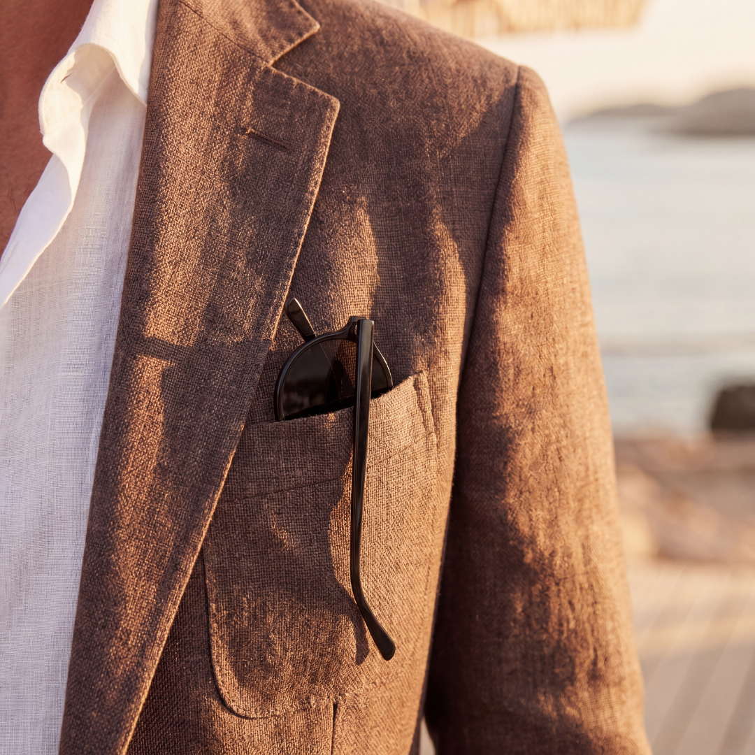 Jasper | Relaxed Linen Blazer for Men's Smart Casual Wear