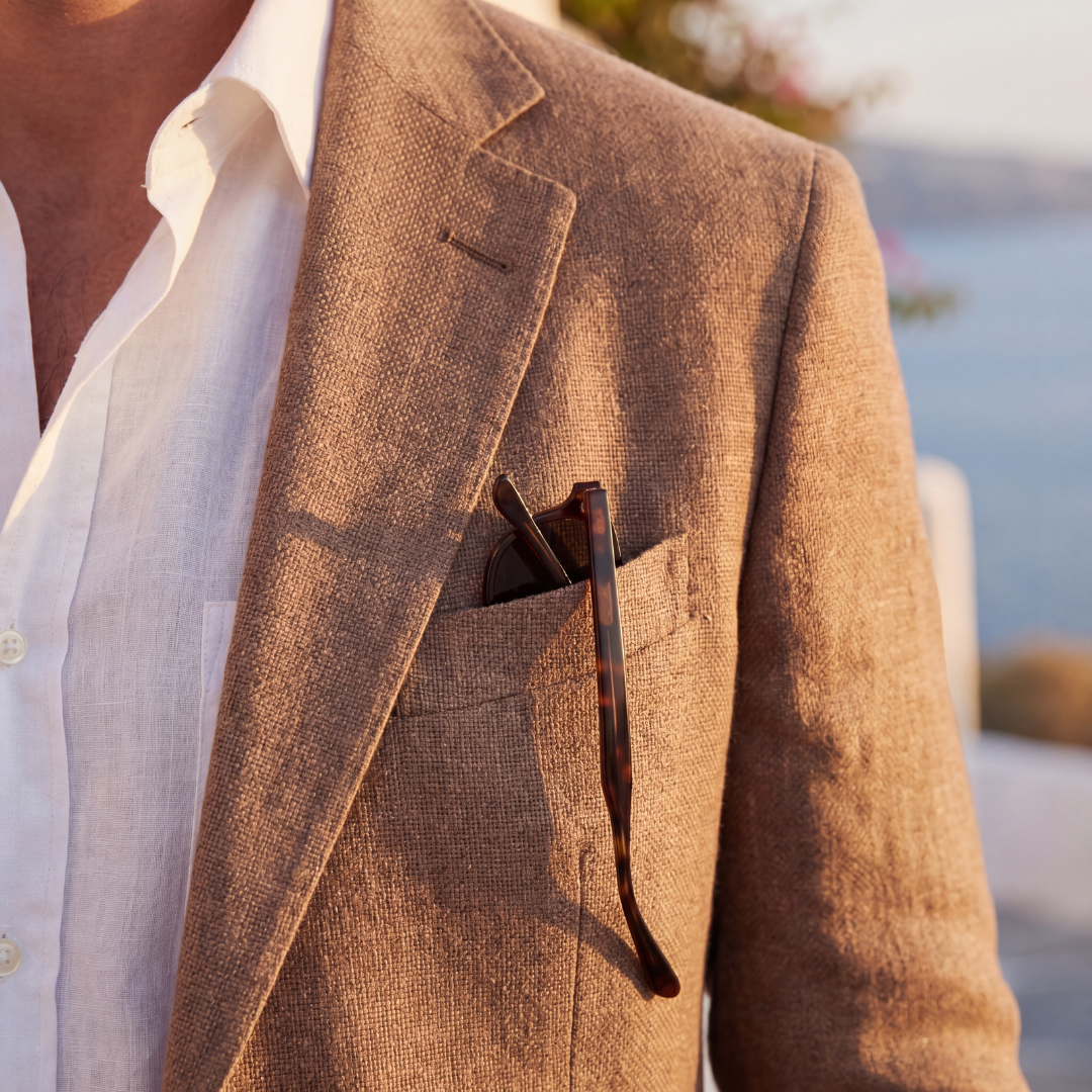 Jasper | Relaxed Linen Blazer for Men's Smart Casual Wear