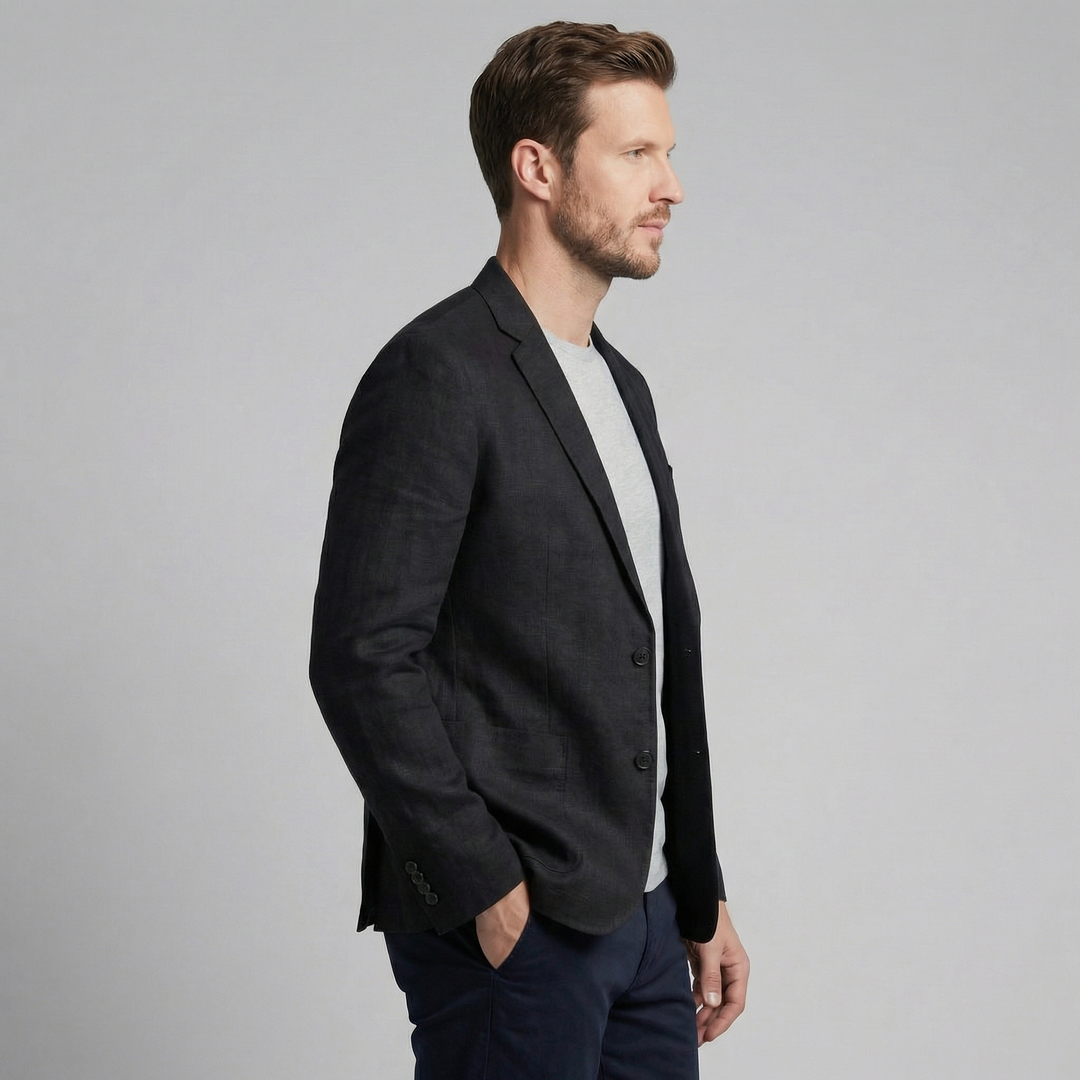Freddie | Relaxed Linen Blazer for Men's Breathable Tailoring