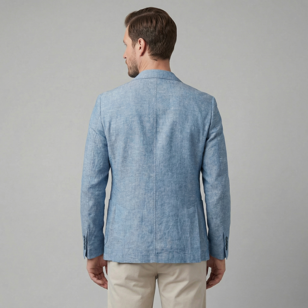 Freddie | Relaxed Linen Blazer for Men's Breathable Tailoring