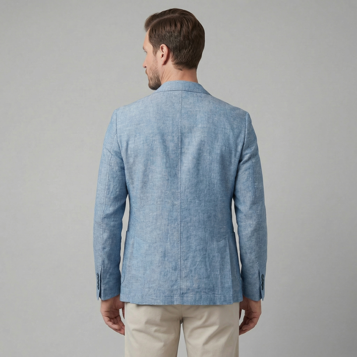 Freddie | Relaxed Linen Blazer for Men's Breathable Tailoring