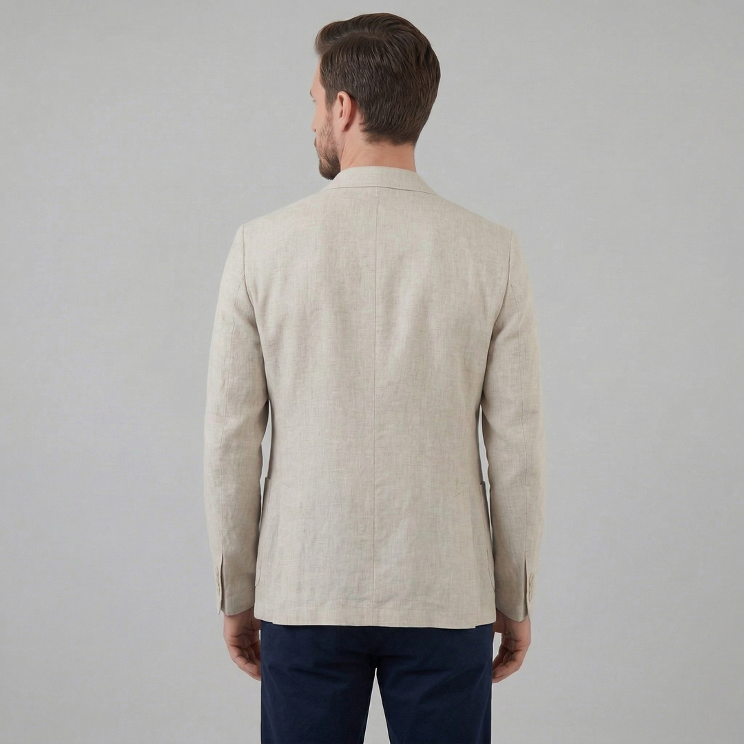 Freddie | Relaxed Linen Blazer for Men's Breathable Tailoring