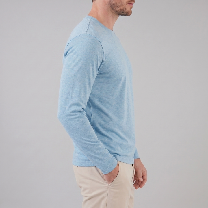 Grayling | Relaxed Melange Crew Neck Jumper for Men