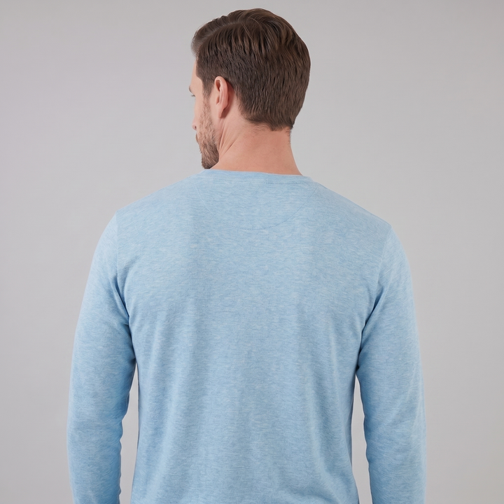 Grayling | Relaxed Melange Crew Neck Jumper for Men