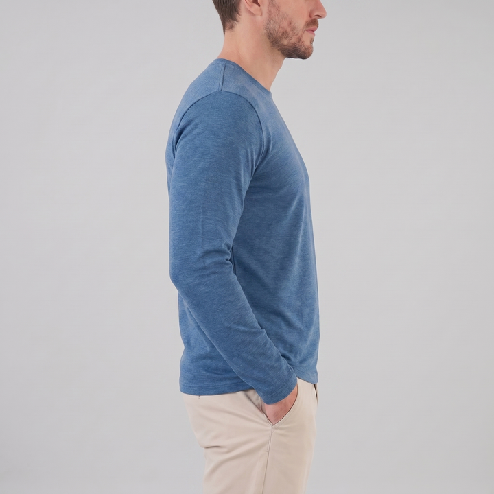 Grayling | Relaxed Melange Crew Neck Jumper for Men