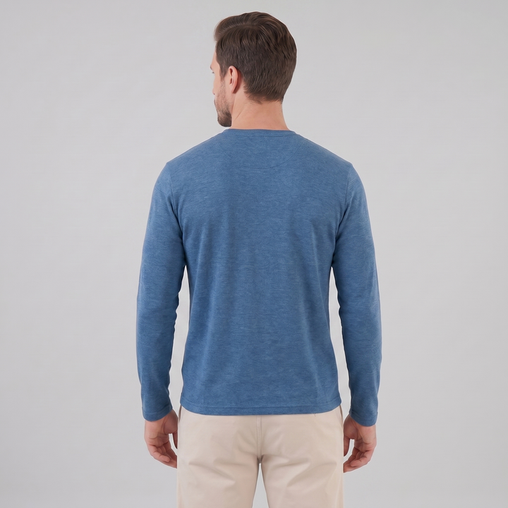 Grayling | Relaxed Melange Crew Neck Jumper for Men