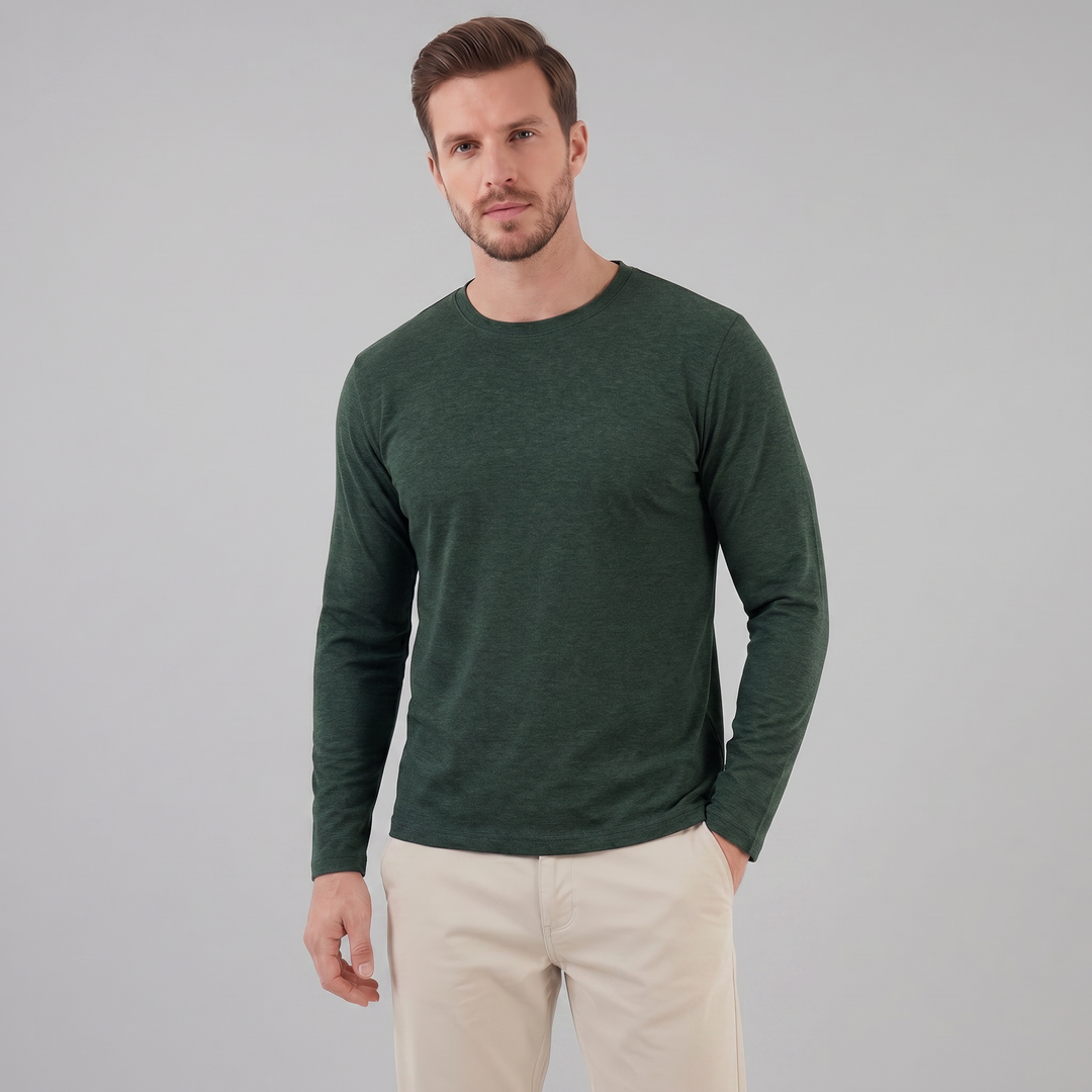 Grayling | Relaxed Melange Crew Neck Jumper for Men