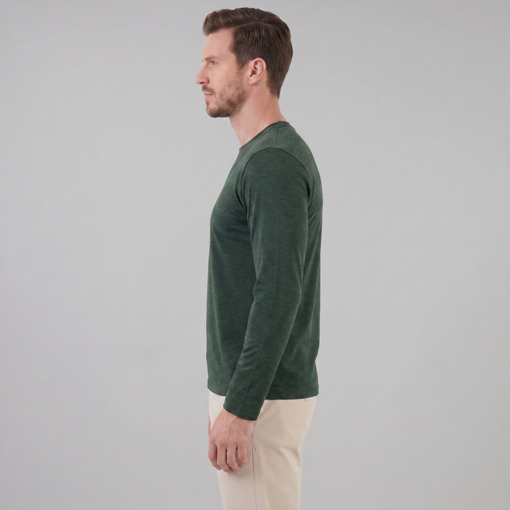 Grayling | Relaxed Melange Crew Neck Jumper for Men