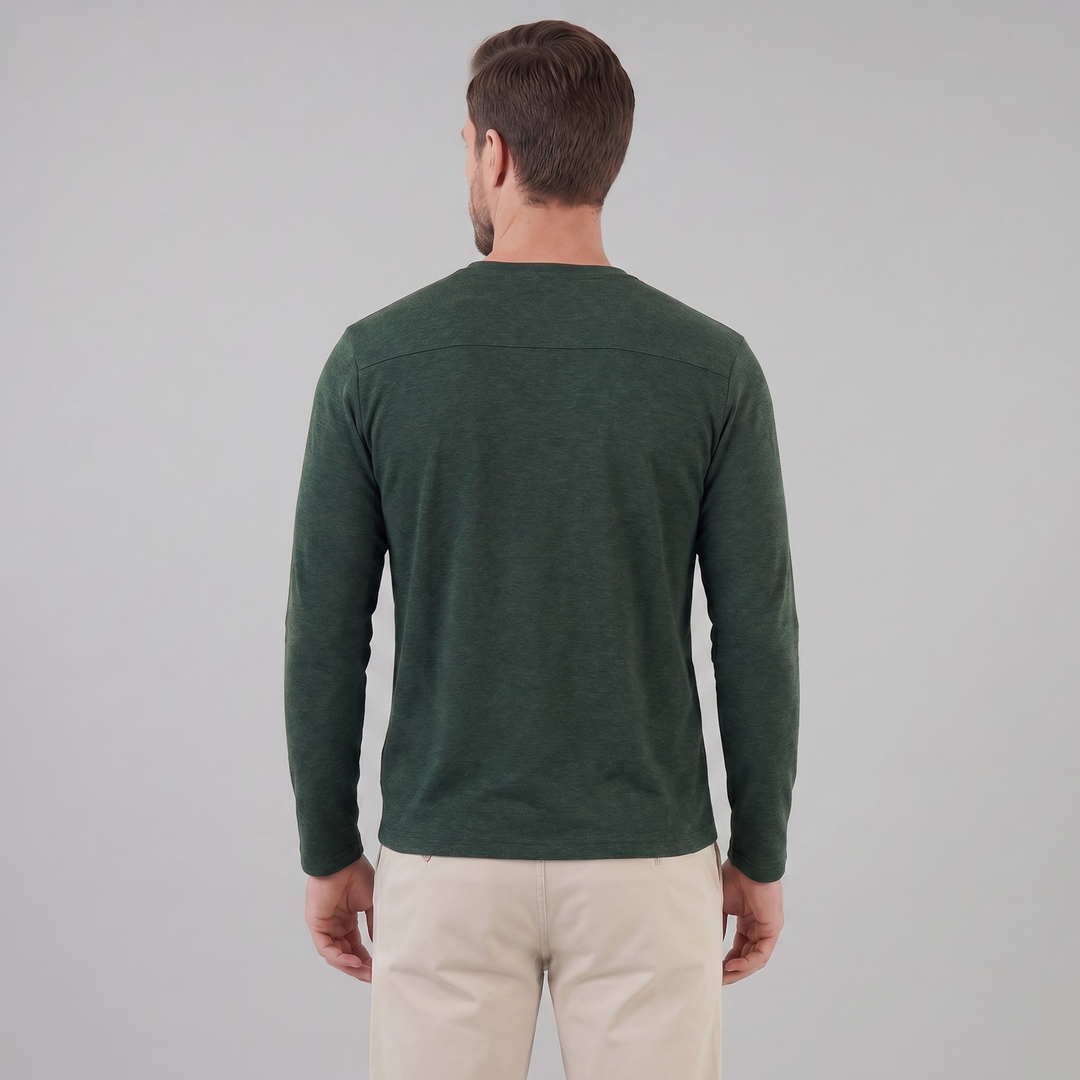 Grayling | Relaxed Melange Crew Neck Jumper for Men
