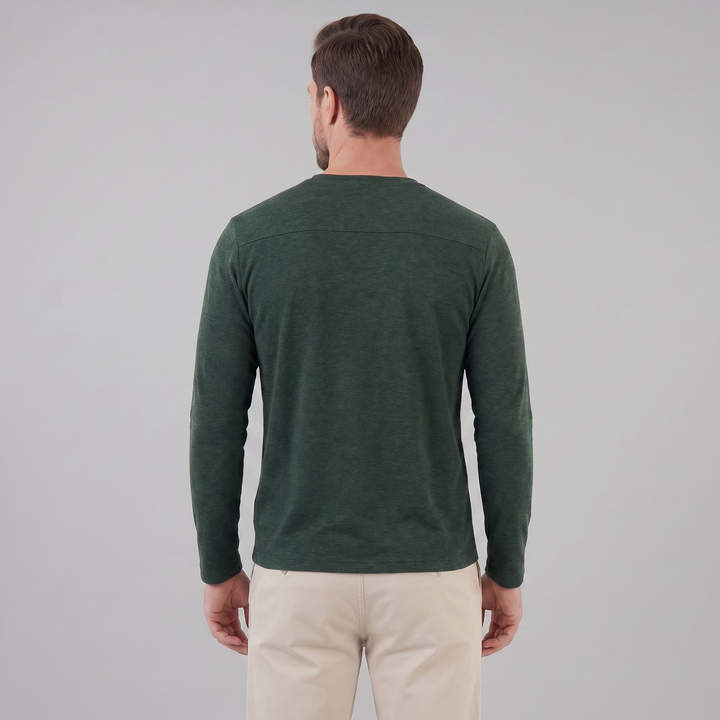 Grayling | Relaxed Melange Crew Neck Jumper for Men