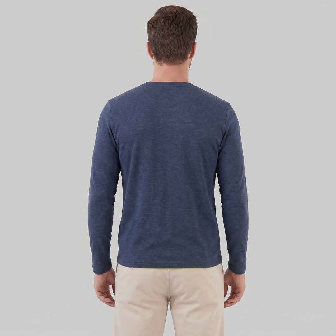 Grayling | Relaxed Melange Crew Neck Jumper for Men