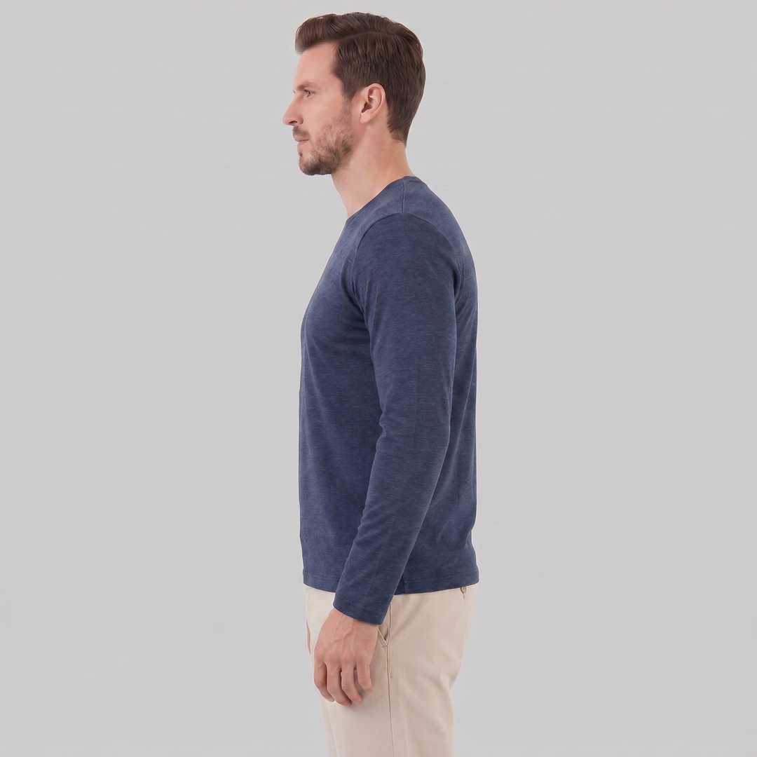 Grayling | Relaxed Melange Crew Neck Jumper for Men
