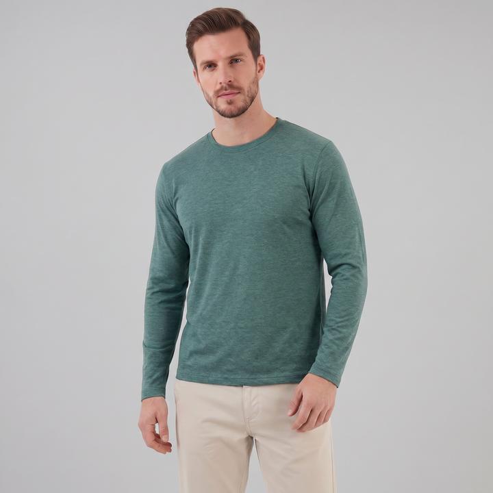 Grayling | Relaxed Melange Crew Neck Jumper for Men