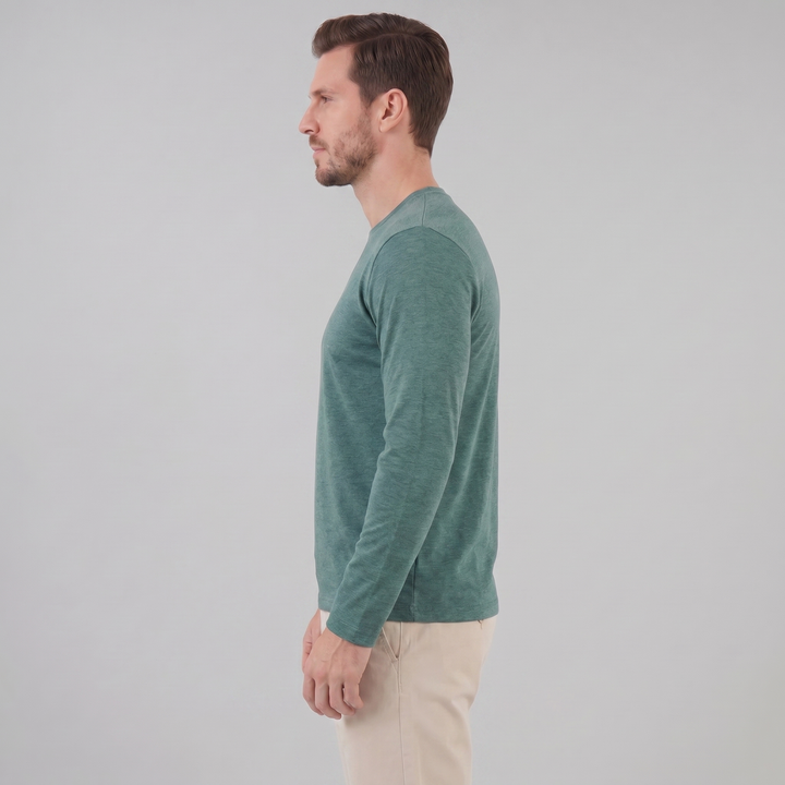 Grayling | Relaxed Melange Crew Neck Jumper for Men