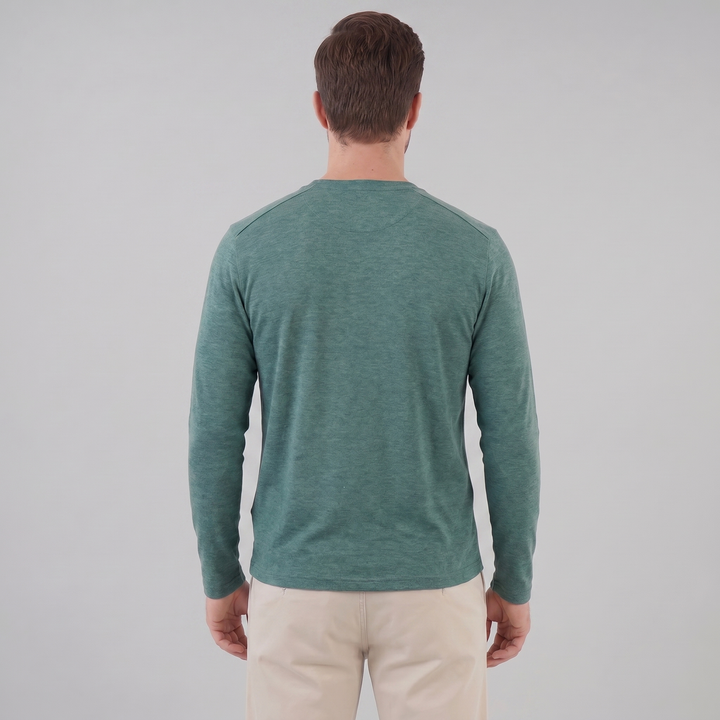 Grayling | Relaxed Melange Crew Neck Jumper for Men