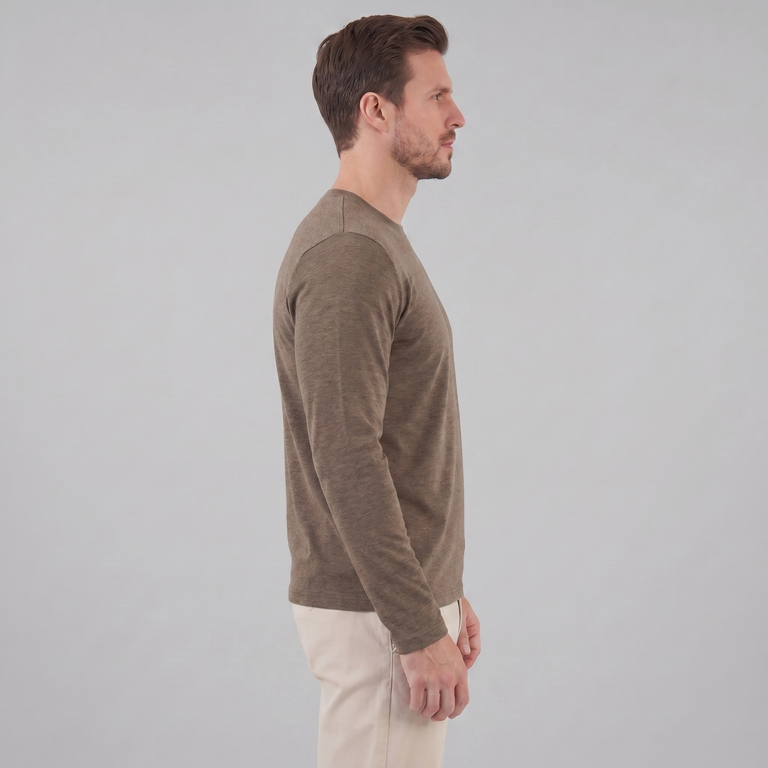 Grayling | Relaxed Melange Crew Neck Jumper for Men