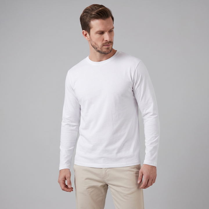 Grayling | Relaxed Melange Crew Neck Jumper for Men