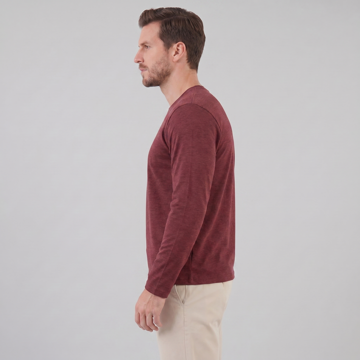 Grayling | Relaxed Melange Crew Neck Jumper for Men