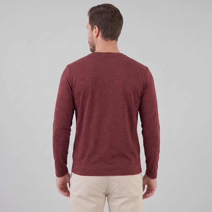 Grayling | Relaxed Melange Crew Neck Jumper for Men