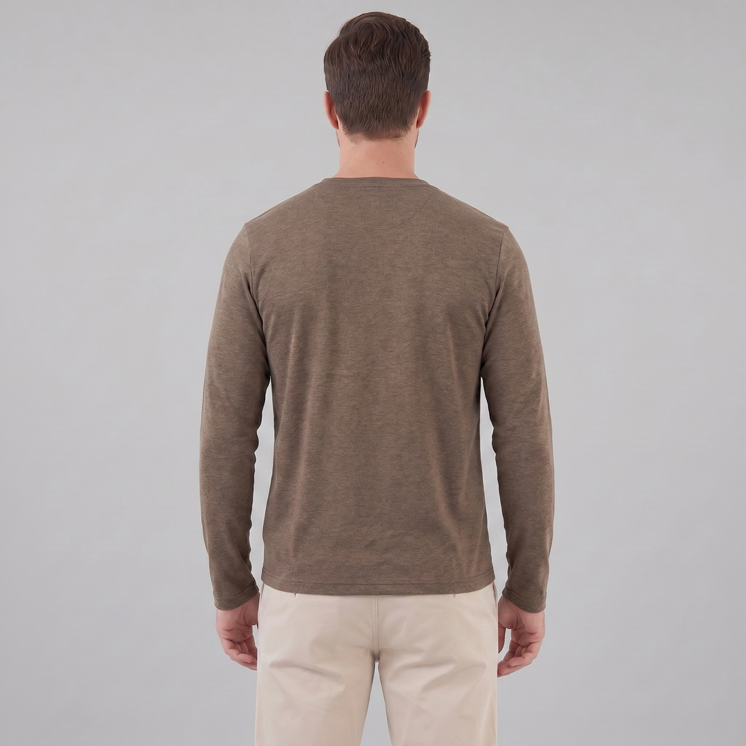 Grayling | Relaxed Melange Crew Neck Jumper for Men
