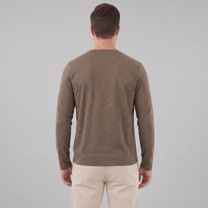 Grayling | Relaxed Melange Crew Neck Jumper for Men