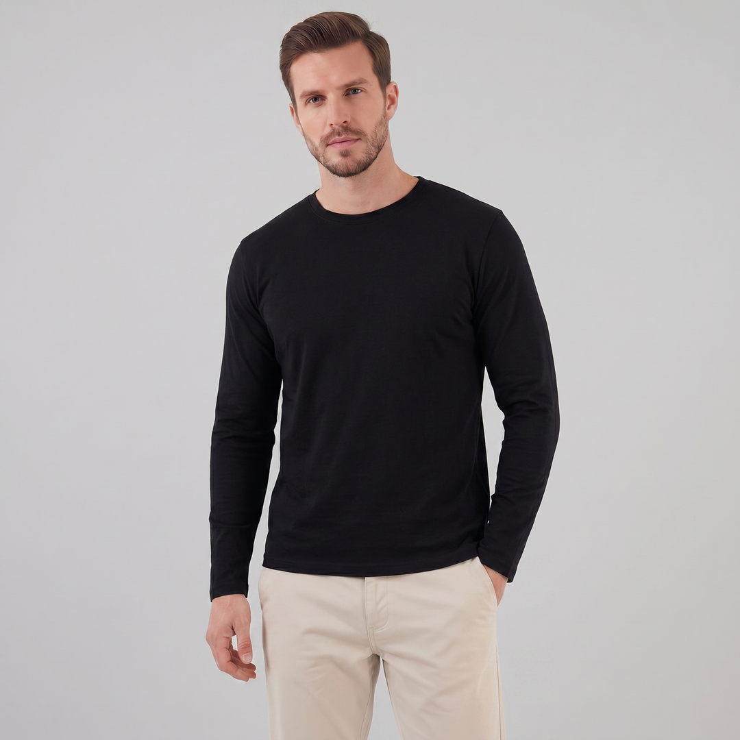 Grayling | Relaxed Melange Crew Neck Jumper for Men