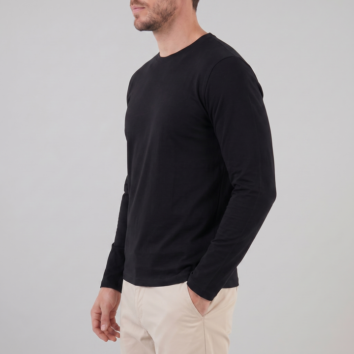 Grayling | Relaxed Melange Crew Neck Jumper for Men