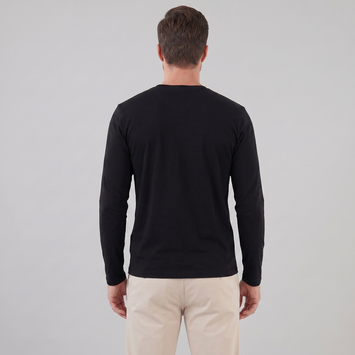 Grayling | Relaxed Melange Crew Neck Jumper for Men