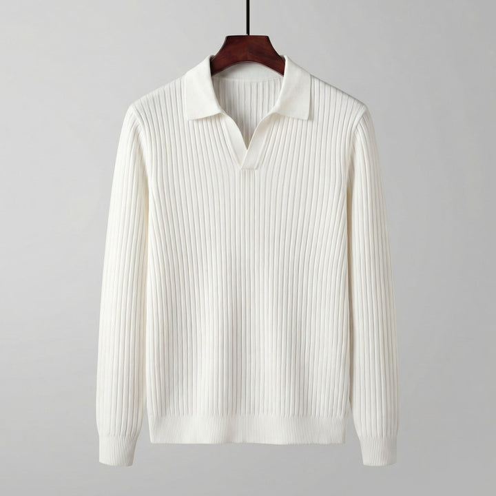 Griffin | Smart Knitted Polo Jumper for Men's Casual Wear