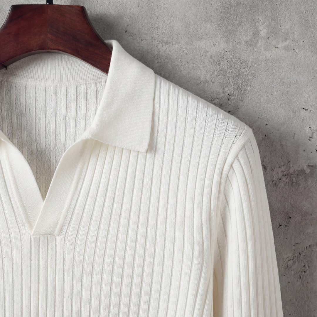Griffin | Smart Knitted Polo Jumper for Men's Casual Wear