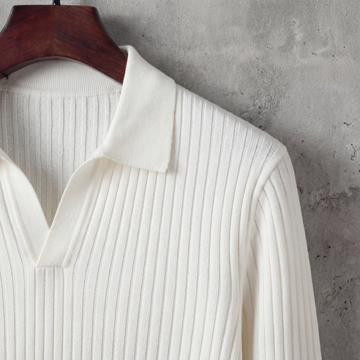 Griffin | Smart Knitted Polo Jumper for Men's Casual Wear
