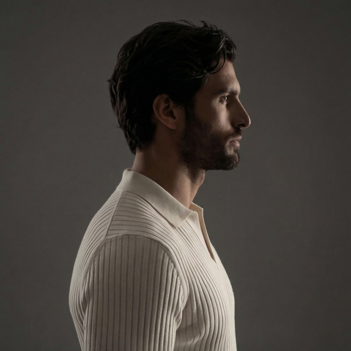 Griffin | Smart Knitted Polo Jumper for Men's Casual Wear
