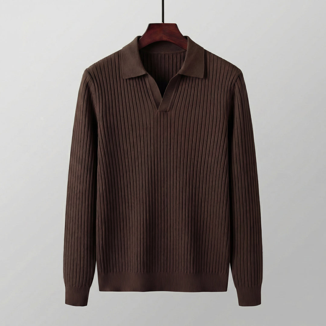 Griffin | Smart Knitted Polo Jumper for Men's Casual Wear