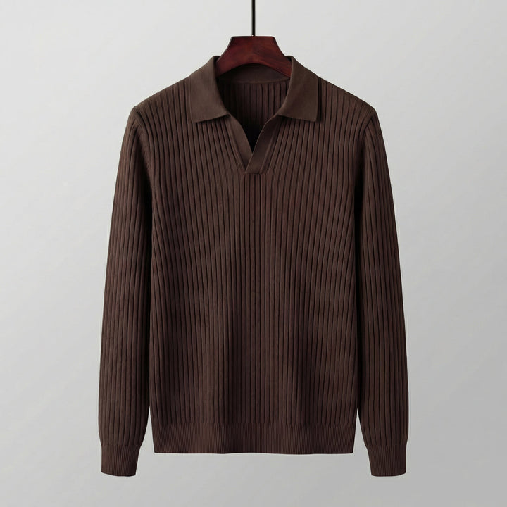 Griffin | Smart Knitted Polo Jumper for Men's Casual Wear