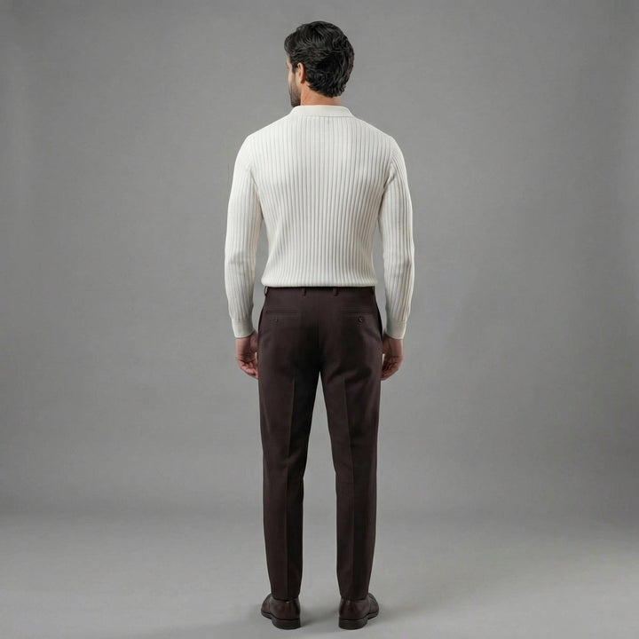 Anthony | Effortless Polo Sweater Men Quarter Zip