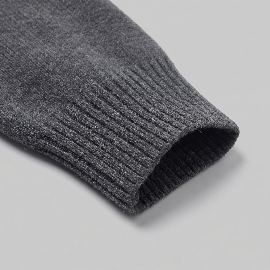 Parker | Relaxed Polo Sweater Men Long Sleeve Knit