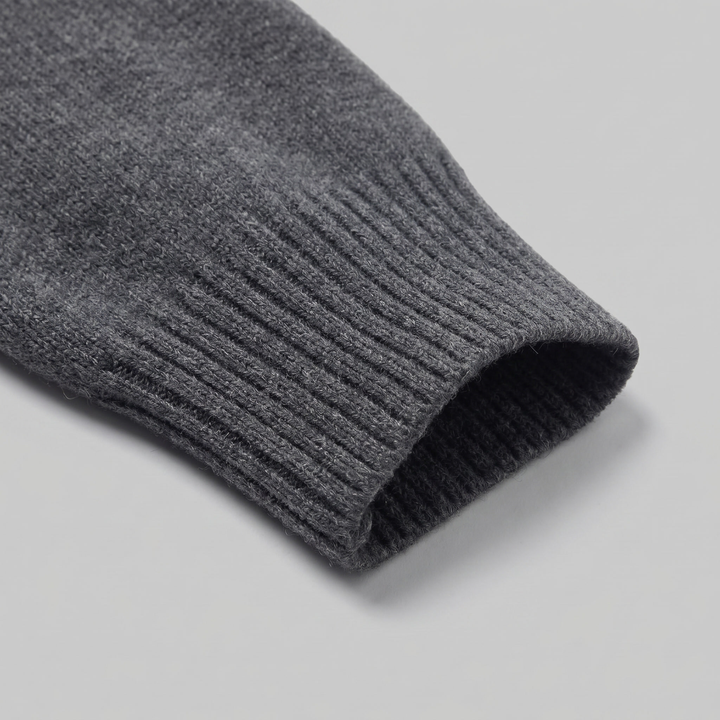 Parker | Relaxed Polo Sweater Men Long Sleeve Knit