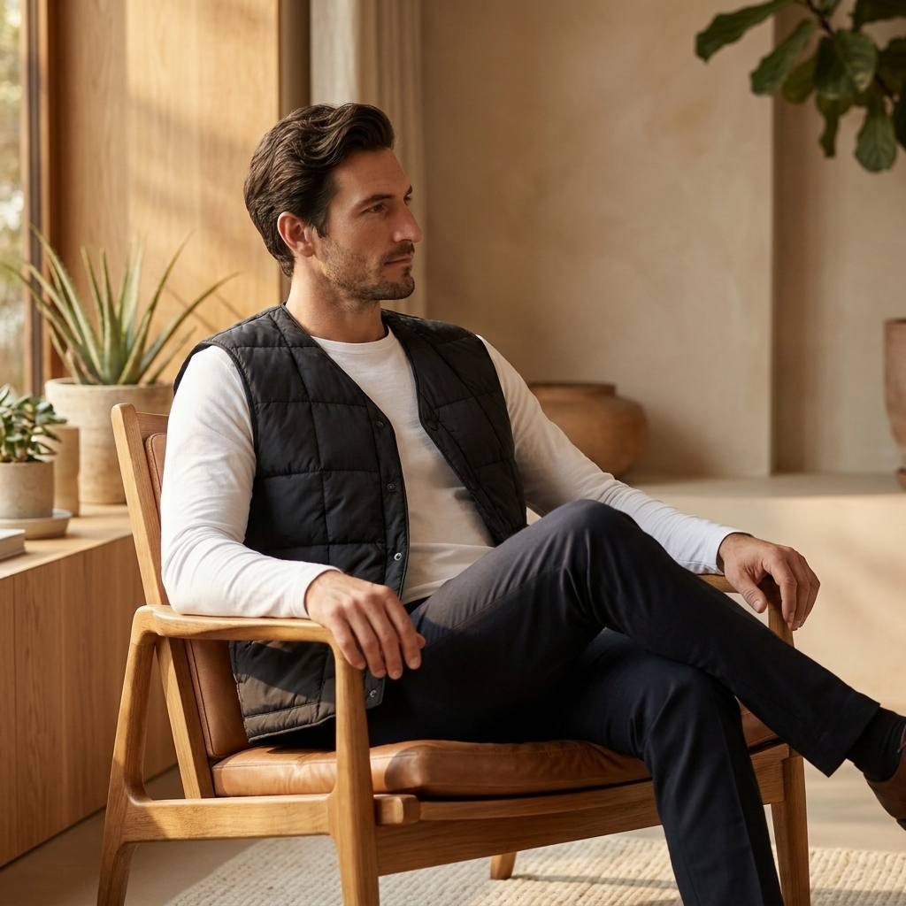 Felix | Warm Quilted Gilet with Multiple Pockets