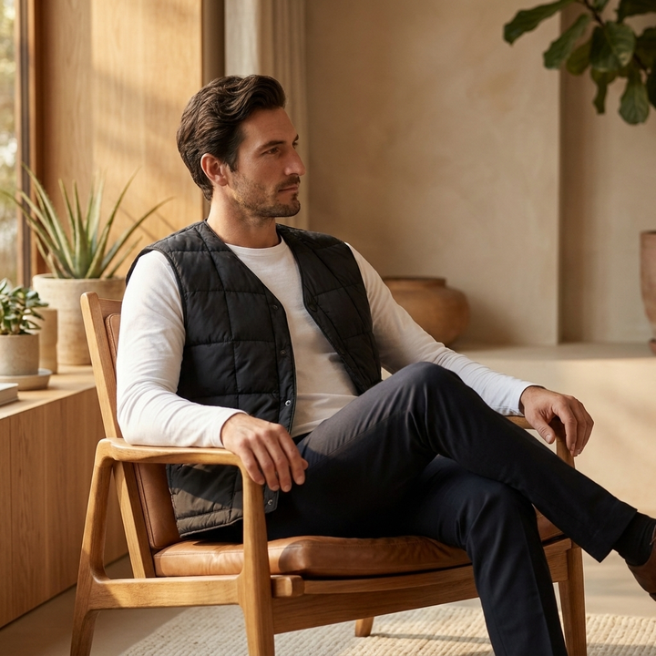 Felix | Warm Quilted Gilet with Multiple Pockets