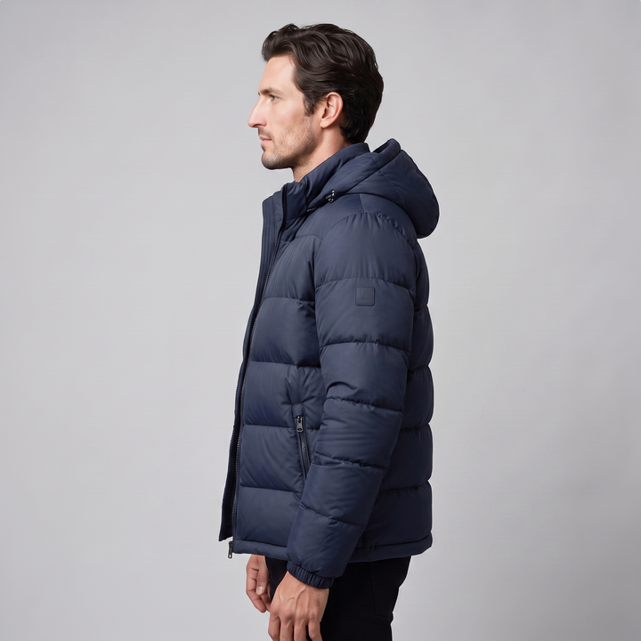 Sylvester | Warm Hooded Quilted Puffer Jacket