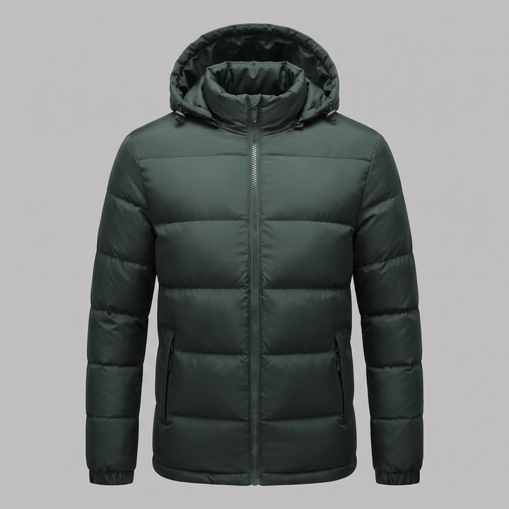 Sylvester | Warm Hooded Quilted Puffer Jacket