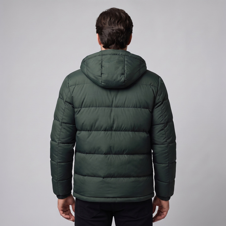 Sylvester | Warm Hooded Quilted Puffer Jacket
