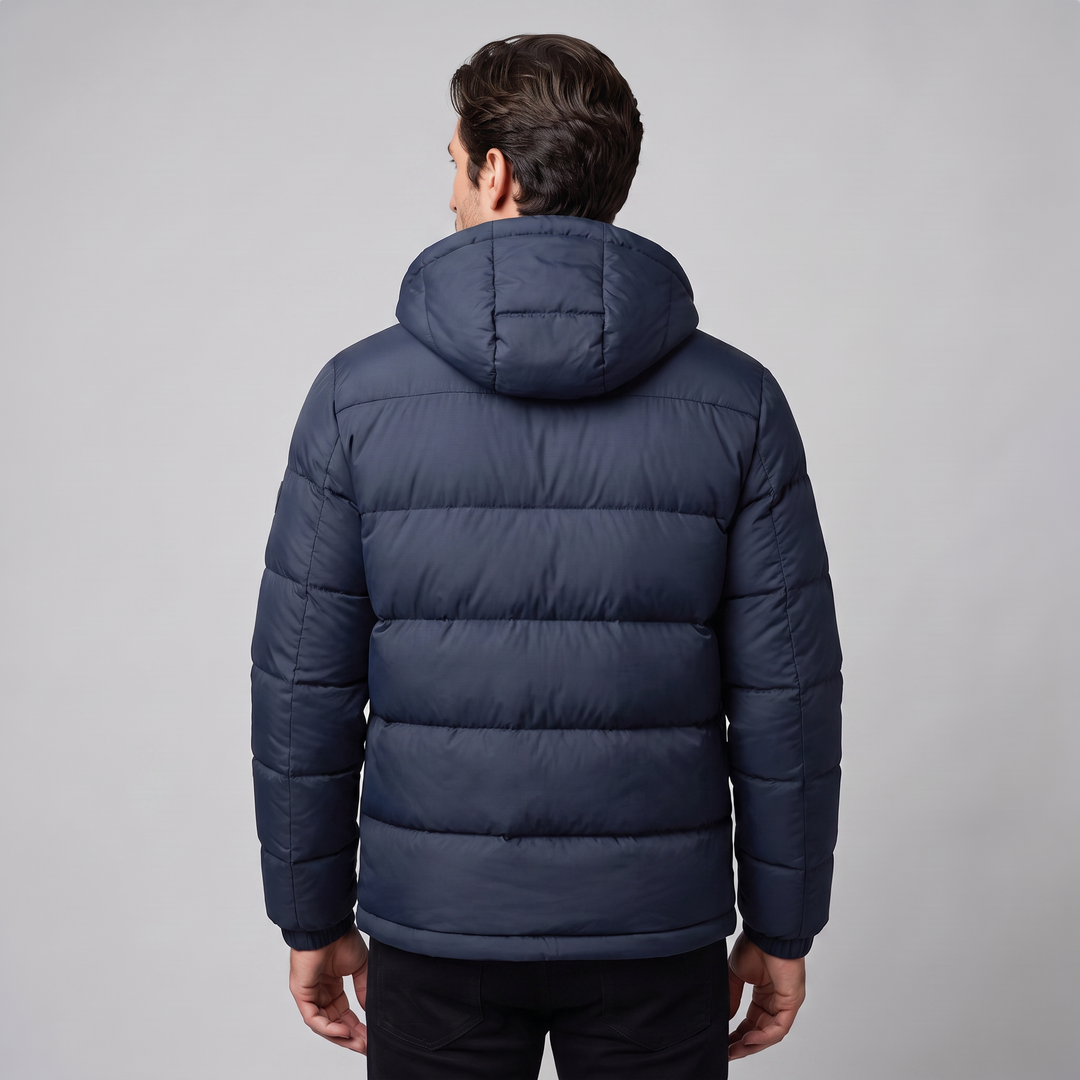 Sylvester | Warm Hooded Quilted Puffer Jacket